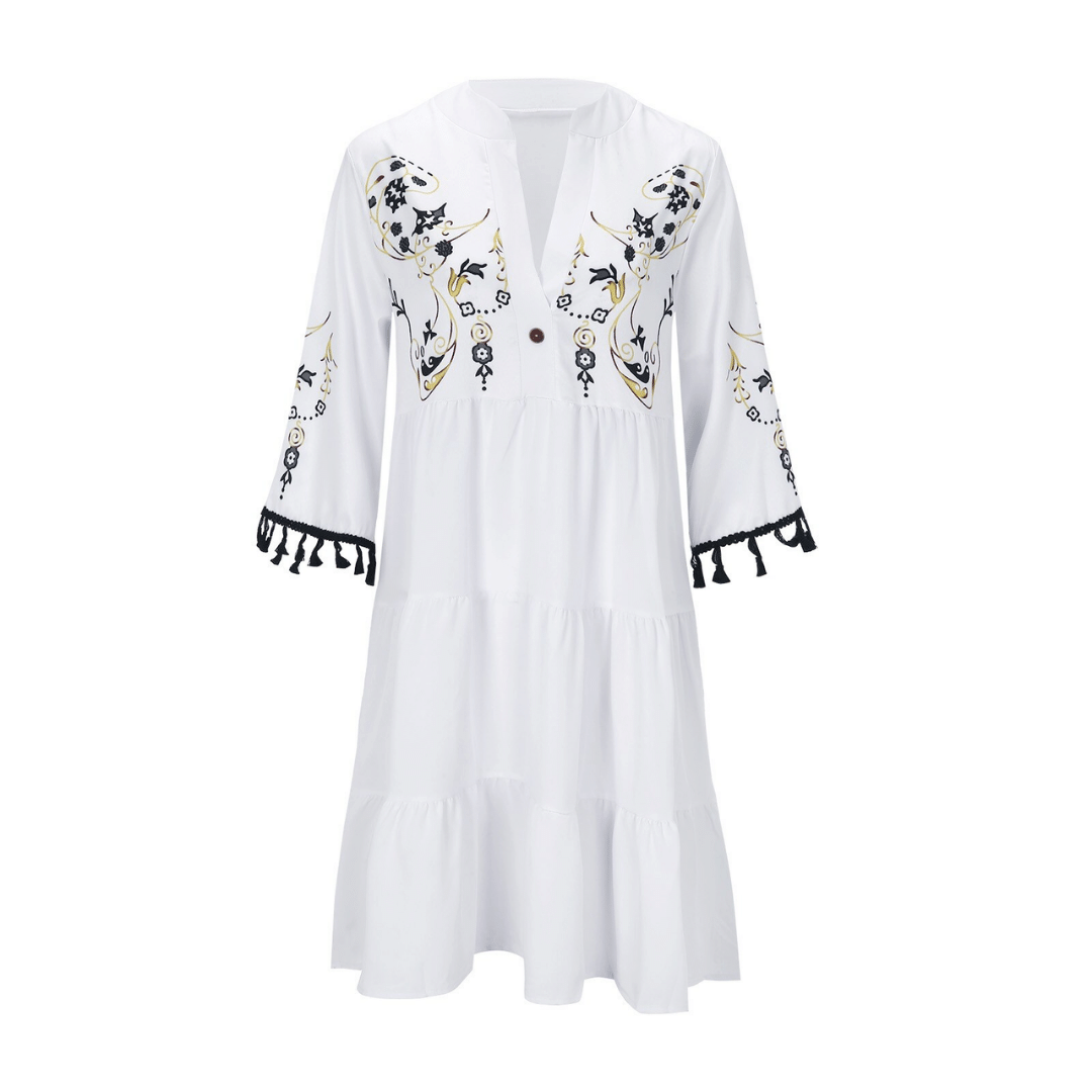 Vestito Bianco Boho Estivo | Paradiso Bohemien
