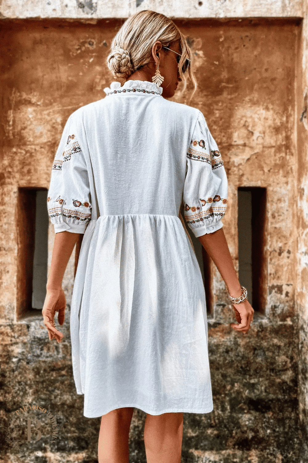 Abito Bianco Hippie Bohemien | Paradiso Bohemien