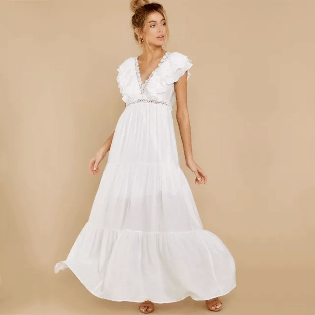 Vestito Bianco Hippie | Paradiso Bohemien