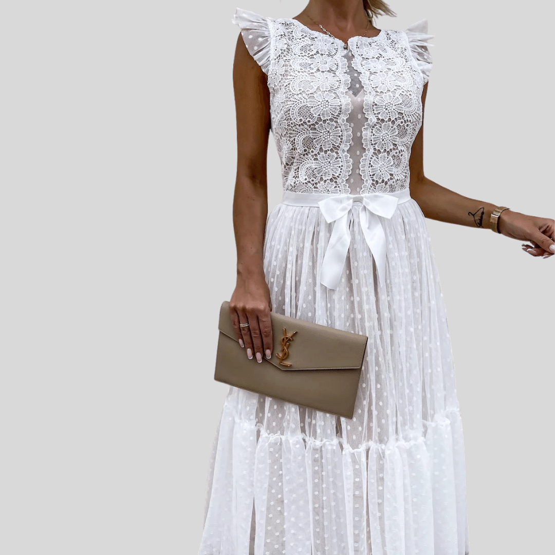 Vestito Bianco Pizzo | vestito bianco pizzo estivo | Paradiso Bohemien