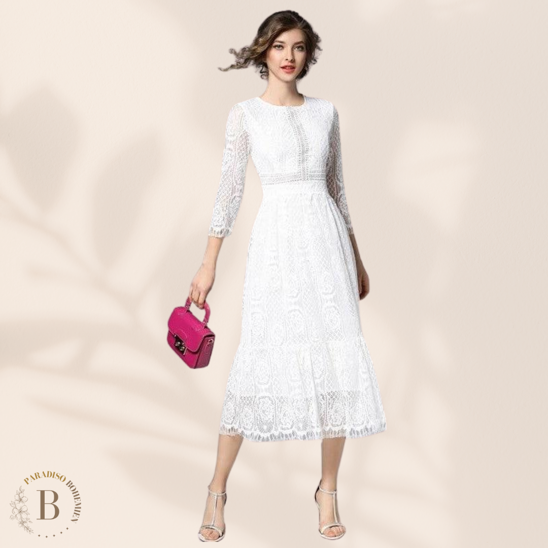 Vestito Bianco Taglie Forti | Paradiso Bohemien