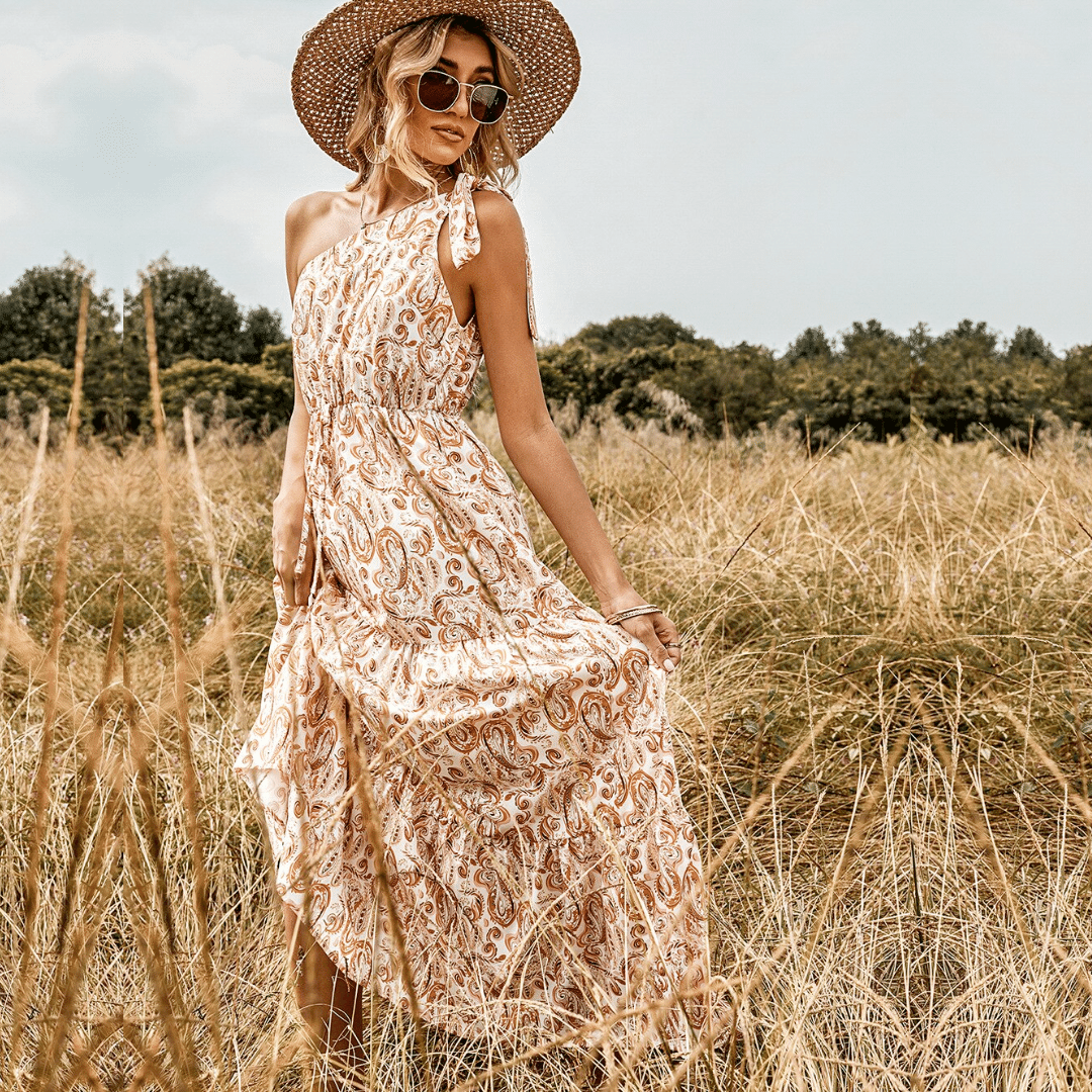 Vestito Boho Chic Colori Naturali | Paradiso Bohemien