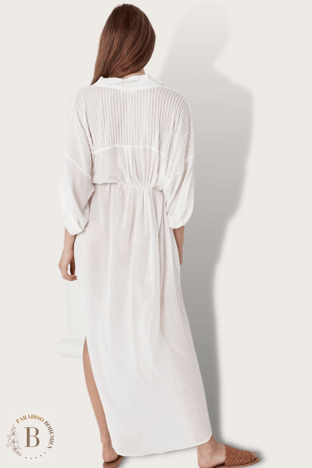 Vestito a Camicia Bianco | Paradiso Bohemien