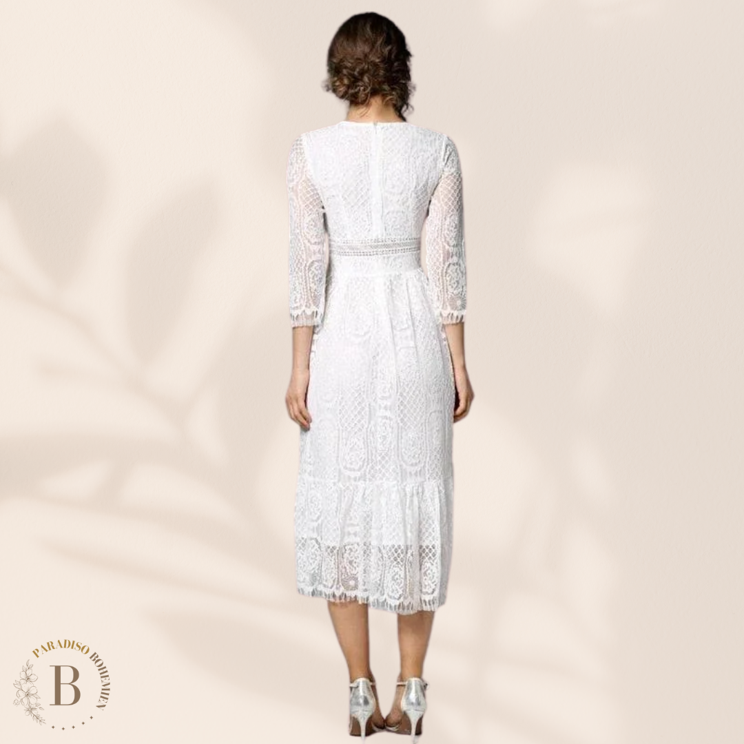 Vestito Bianco Taglie Forti | Paradiso Bohemien