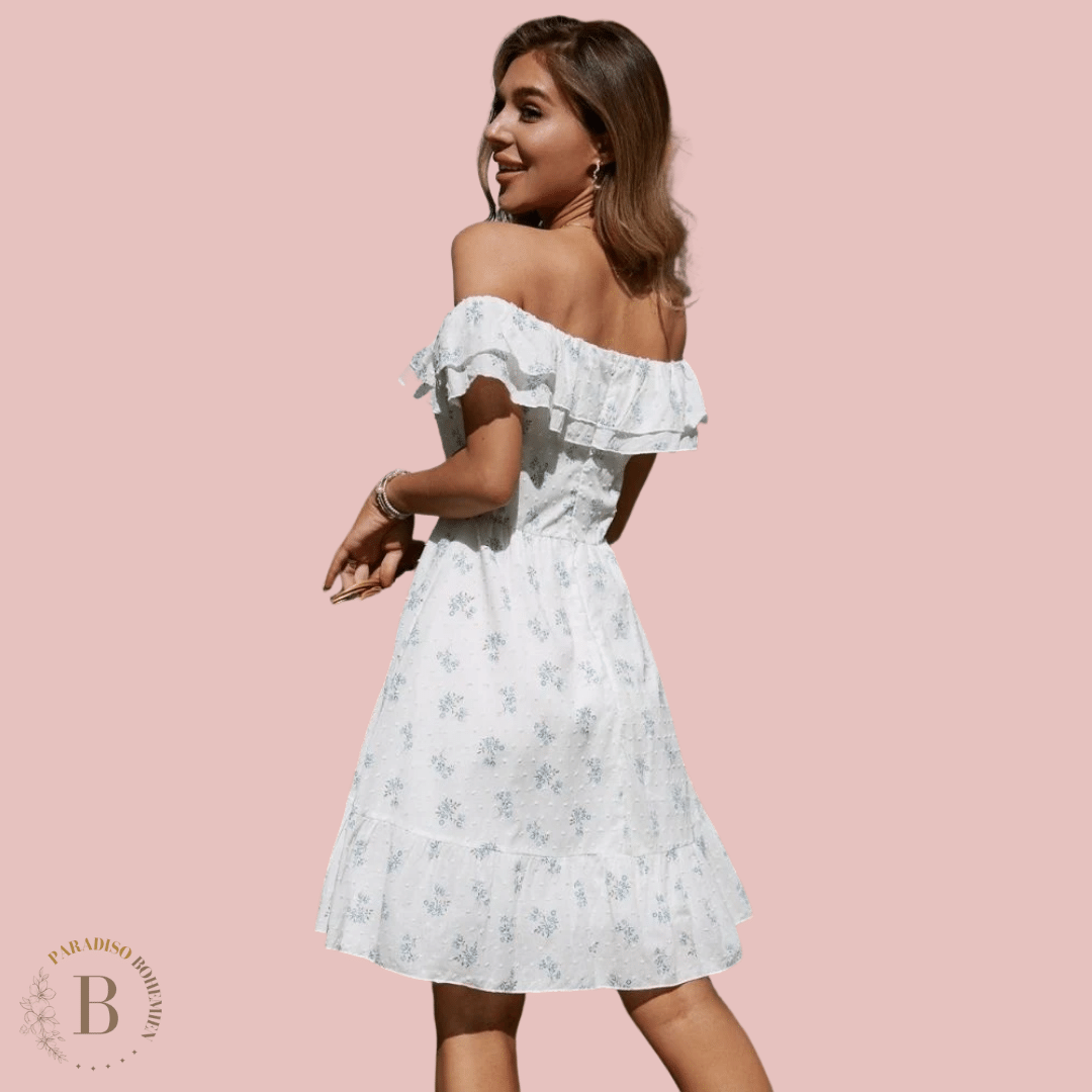 Vestito Country Chic Bianco | Paradiso Bohemien