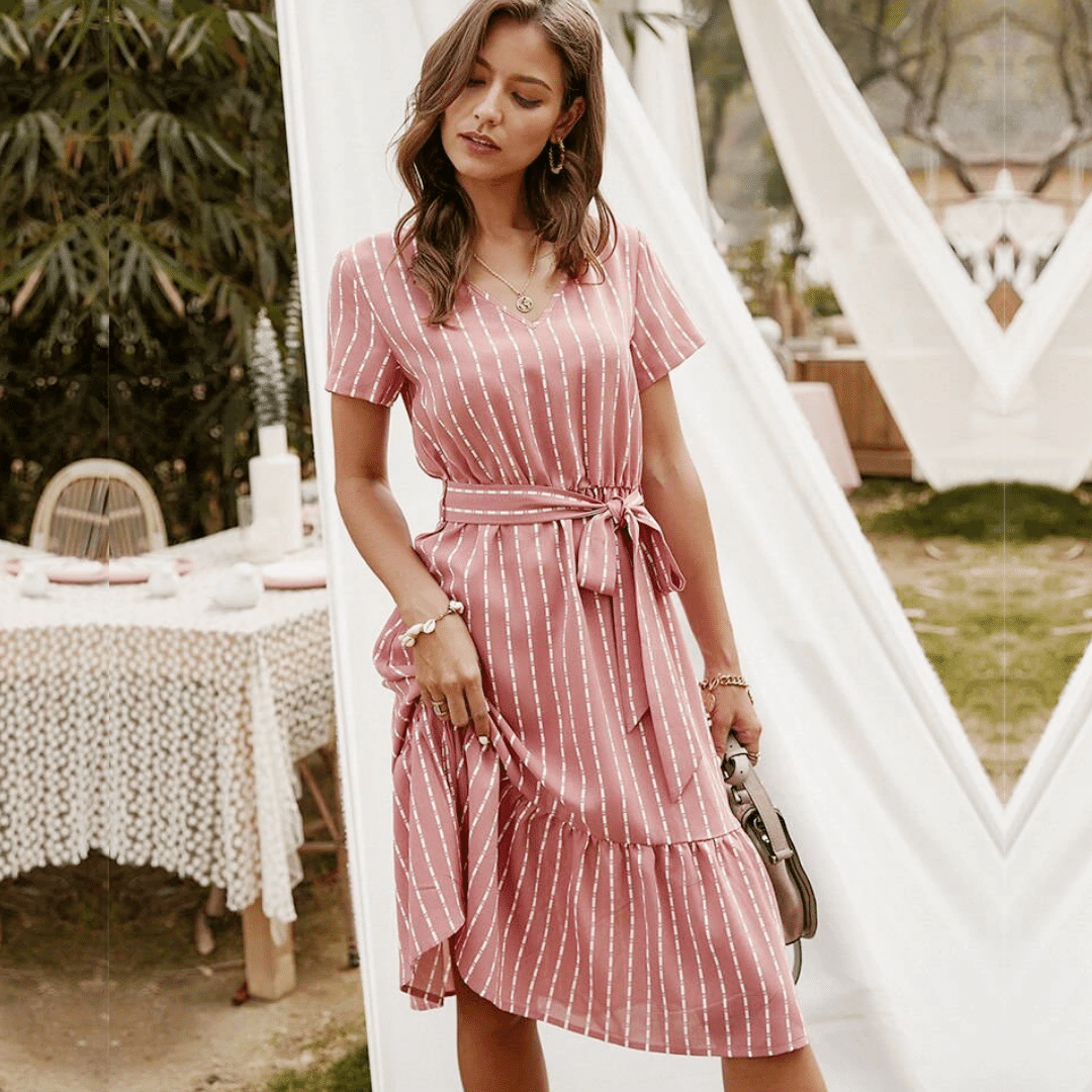 Vestito 2025 damigella rosa
