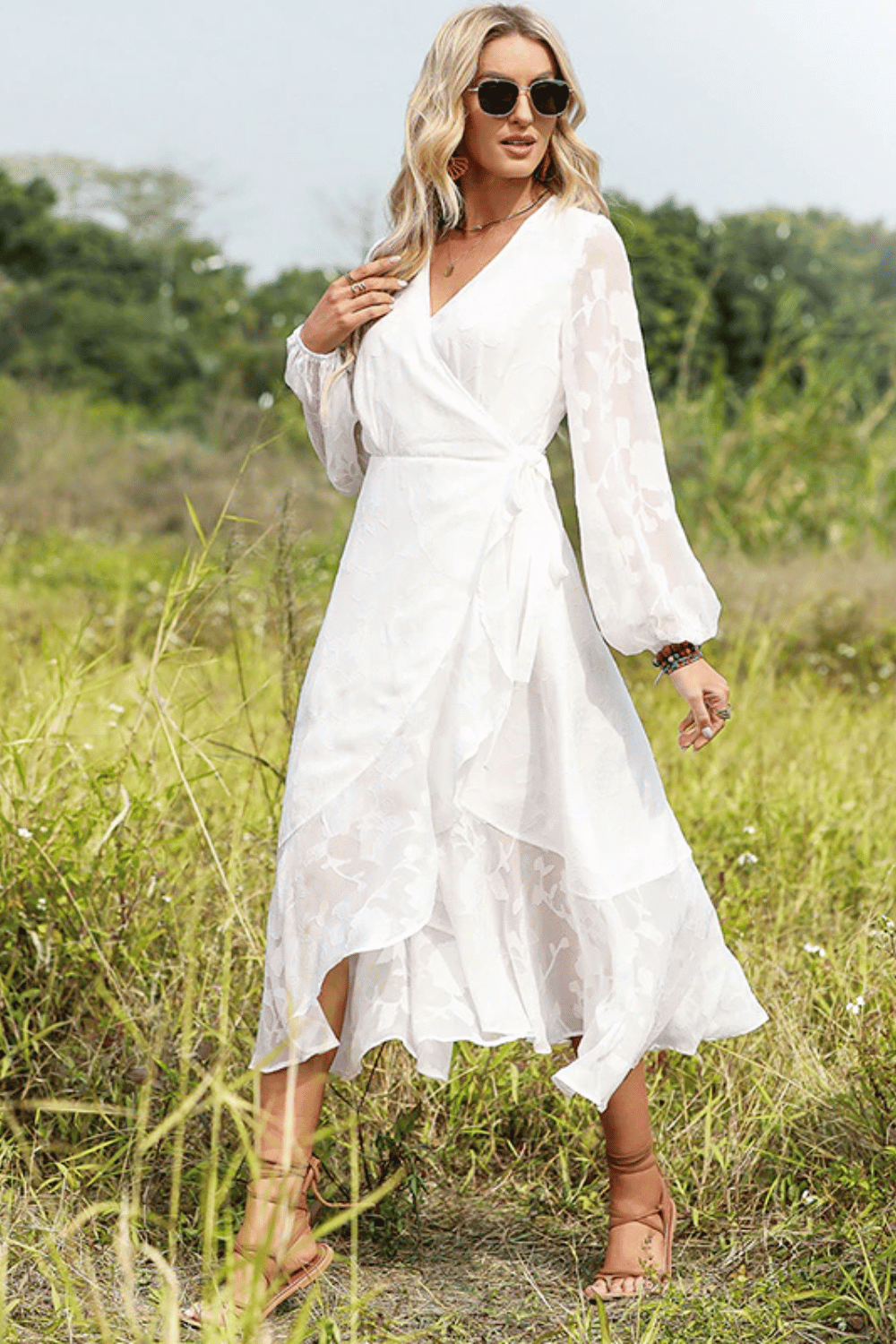 Vestito Elegante Bianco | Paradiso Bohemien