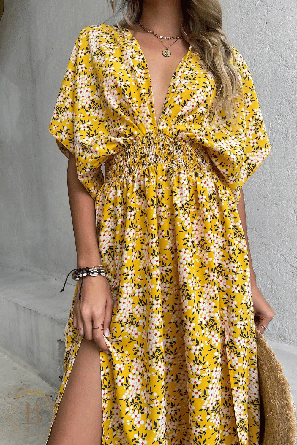 Vestito Giallo Ocra | Paradiso Bohemien