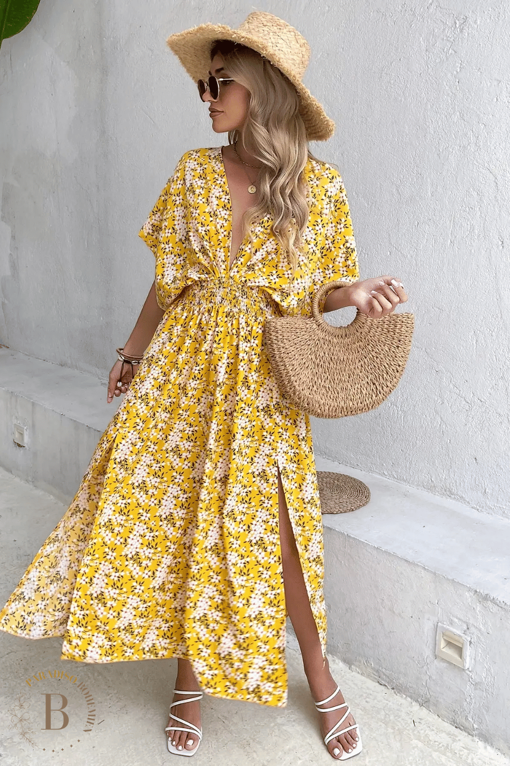 Vestito Giallo Ocra | Paradiso Bohemien