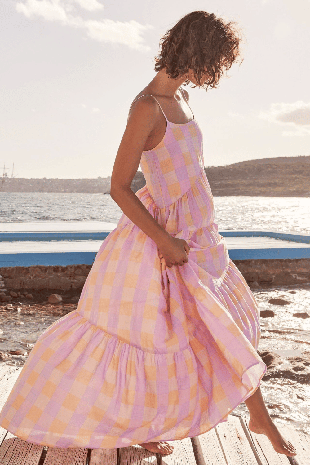 Vestito Lungo Estivo Rosa Bohemien | Paradiso Bohemien