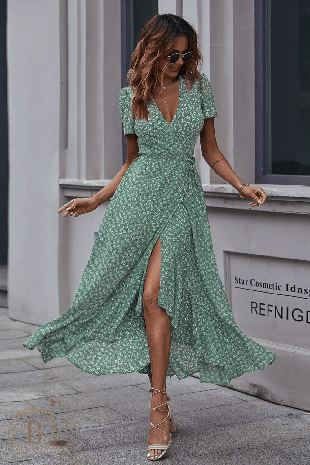 Vestito Lungo Verde Bohemien | Paradiso Bohemien