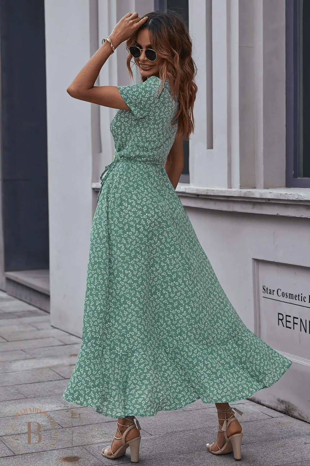 Abito Verde Estivo Boho | Paradiso Bohemien