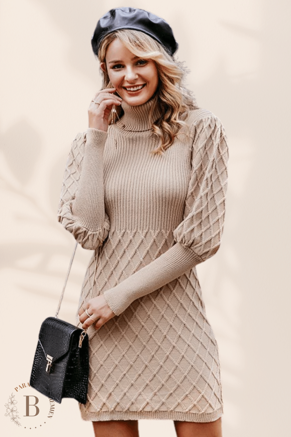 Vestito Maglione Collo Alto | Paradiso Bohemien