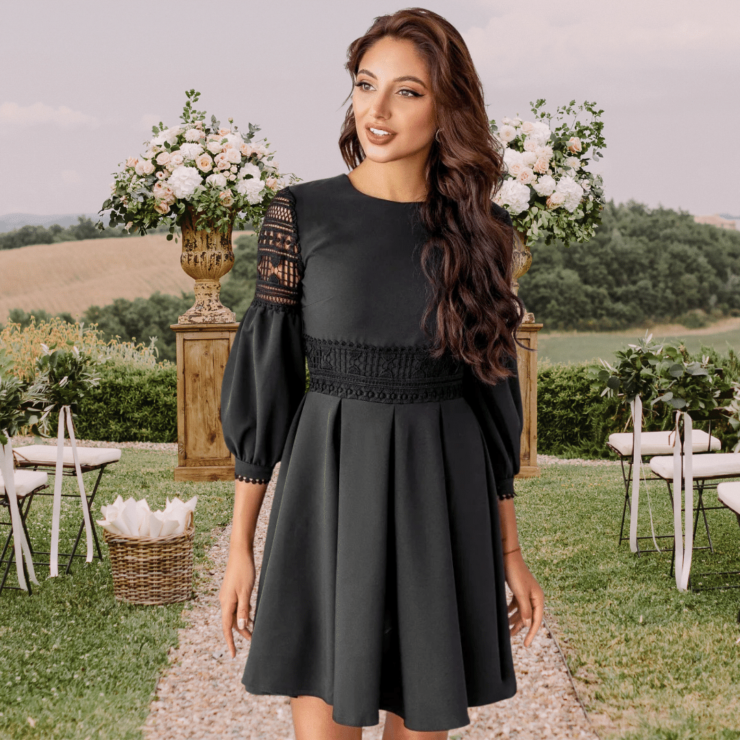 Vestito Nero Boho Chic | Paradiso Bohemien