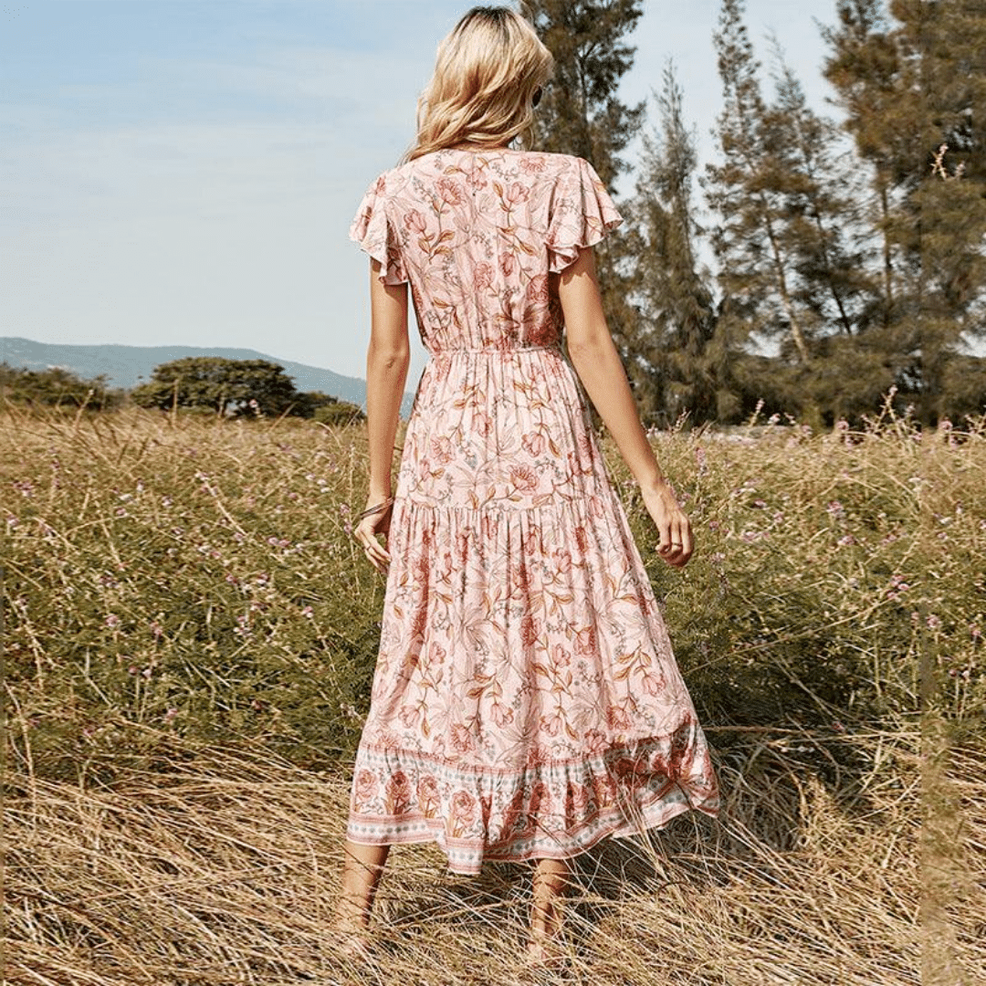 Vestito Rosa Country | Paradiso Bohemien