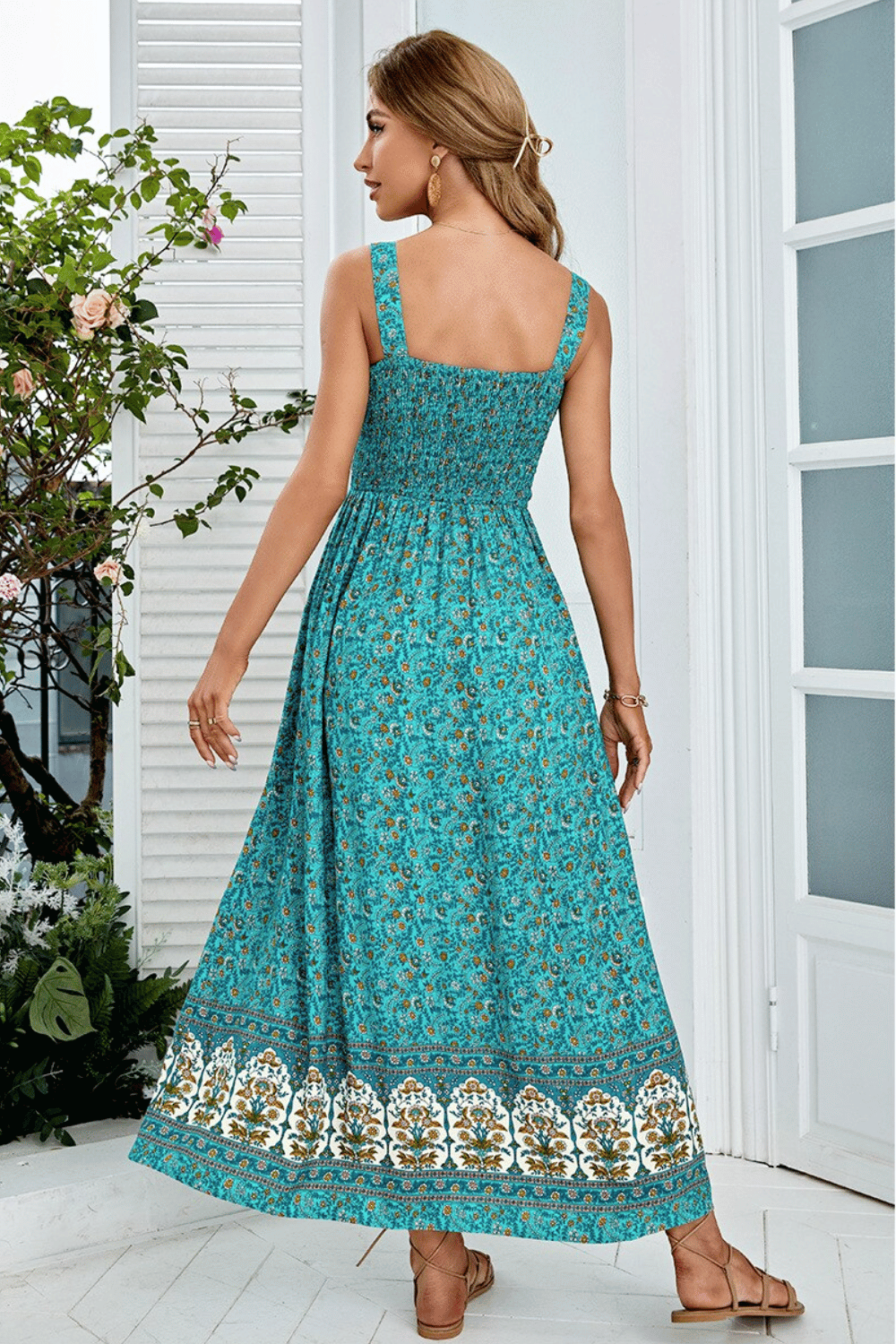 Vestito Verde Ottanio Bohemien | Paradiso Bohemien