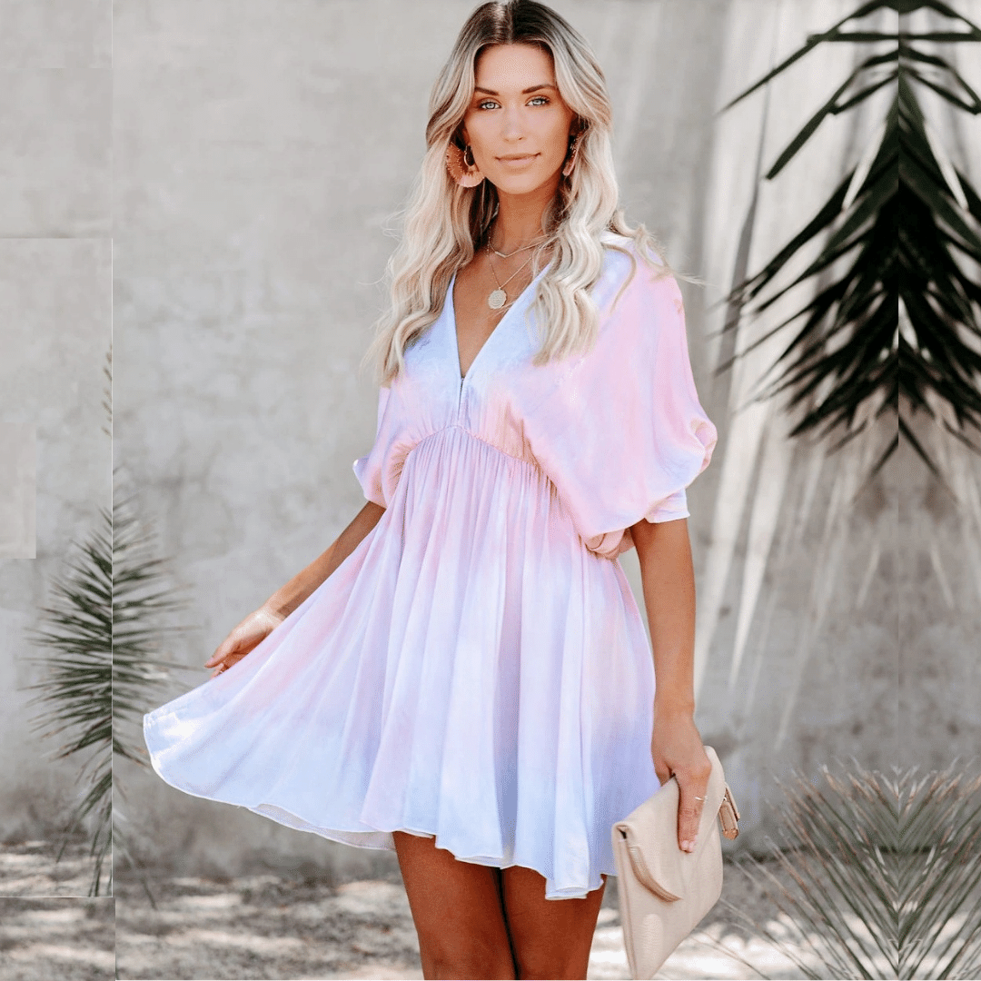 Vestito Tie Dye Elegante Boho Chic | Paradiso Bohemien