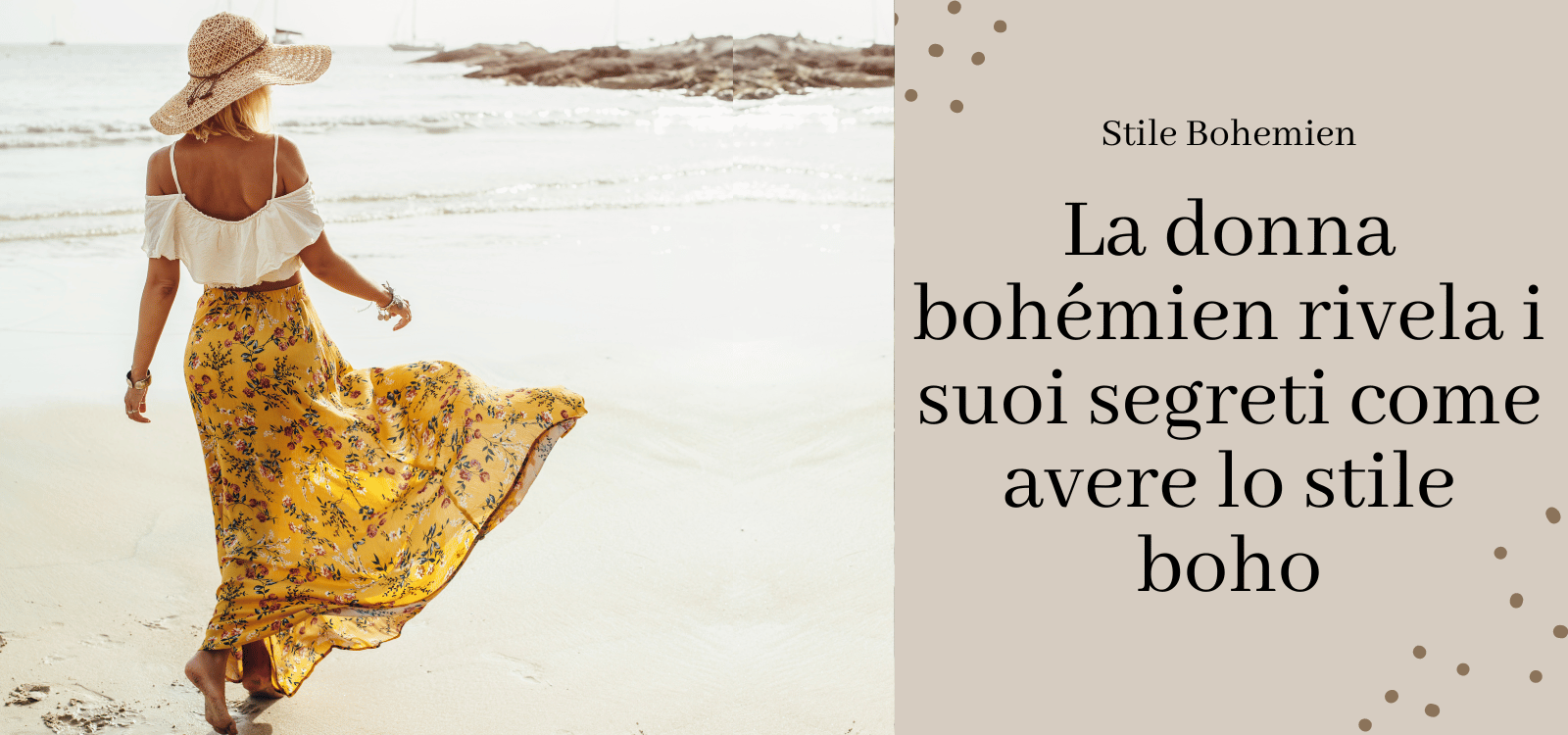 La donna bohémien rivela i suoi segreti come avere lo stile boho