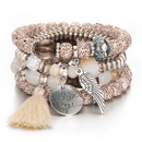 Bracciale Perline Bianche in stile Boho Chic | Paradiso Bohemien