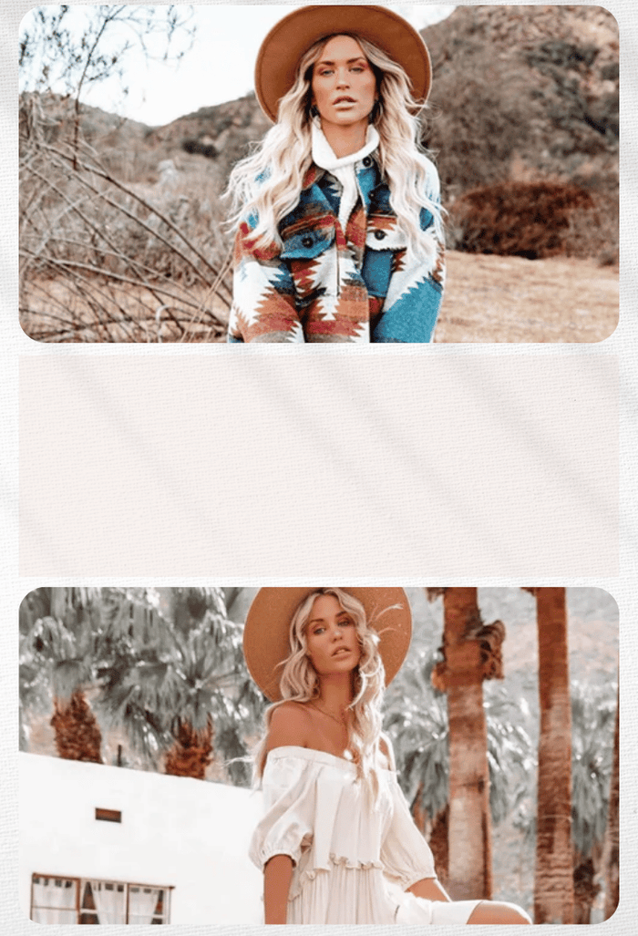 Boho abbigliamento top