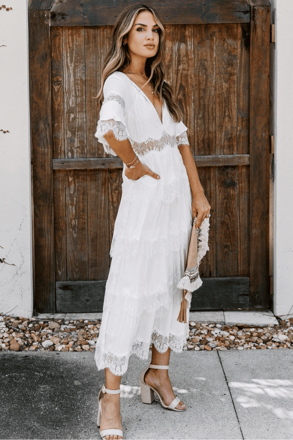 Vestito Bianco da Donna Estivo | Paradiso Bohemien