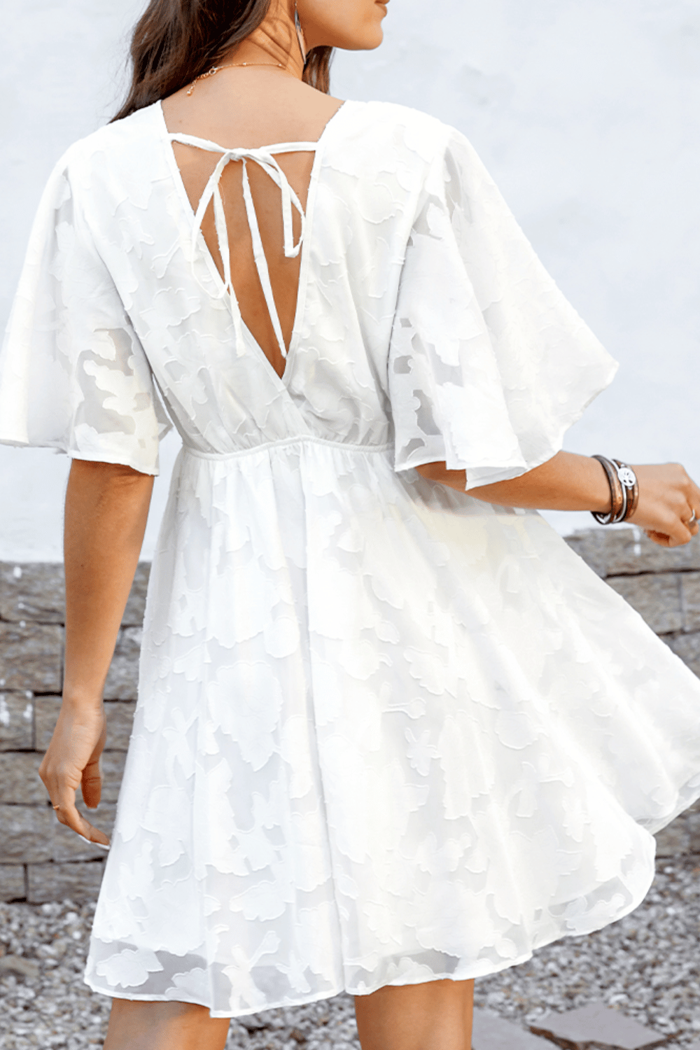 Vestito Bianco di Chiffon | Paradiso Bohemien