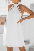 Abito Corto Bianco Estivo | Paradiso Bohemien