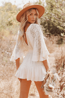 Vestito Bianco Estivo Corto | Paradiso Bohemien