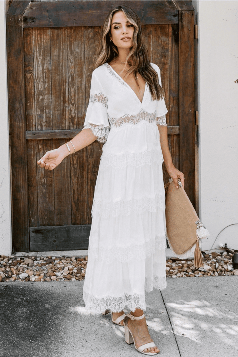 Vestito Bianco Donna Estivo | Paradiso Bohemien