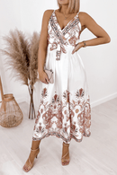 Abito Bianco Lungo Boho | Paradiso Bohemien