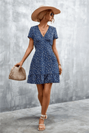 Abito Blu Corto Boho Chic | Paradiso Bohemien