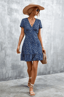 Abito Blu Corto Boho Chic | Paradiso Bohemien