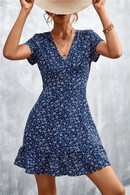 Abito Blu Corto Boho Chic | Paradiso Bohemien