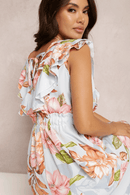 Abito Lungo Elegante a Fiori | Paradiso Bohemien