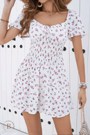 Abito Corto a Fiorellini in stile Boho Chic | Paradiso Bohemien