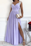 Abito da Cerimonia Viola Boho Chic | Paradiso Bohemien