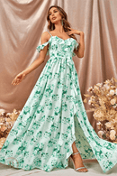 Abito da Cerimonia Verde Lungo | Paradiso Bohemien