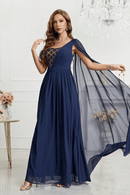 Abito da Cerimonia Blu Notte Lungo | Paradiso Bohemien