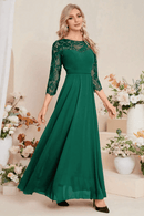 Abito da Cerimonia Verde Smeraldo Lungo | Paradiso Bohemien