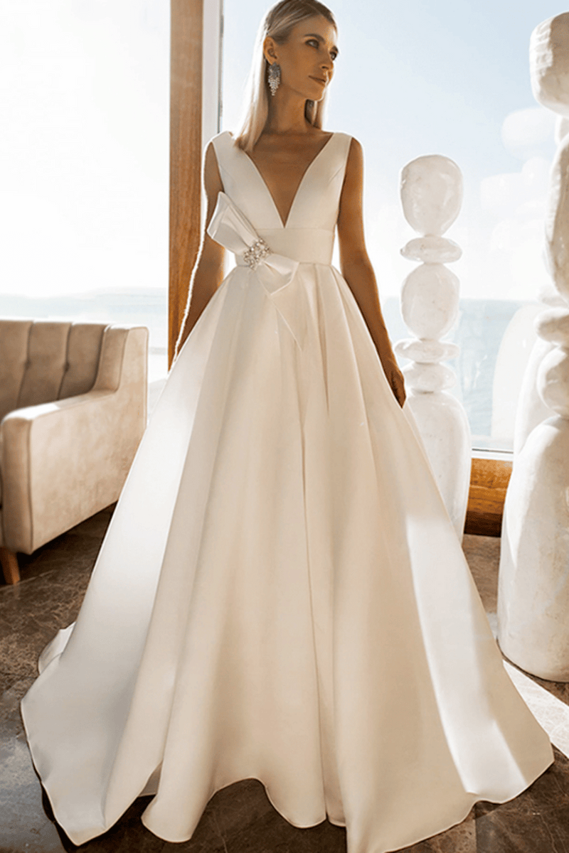 Vestito sposa best sale avorio