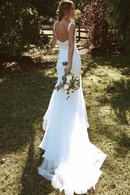 Abito da Sposa in Pizzo a Sirena con Schiena Scoperta  | Paradiso Bohemien