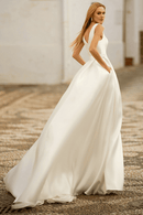 Abito da Sposa Semplice Liscio | Paradiso Bohemien