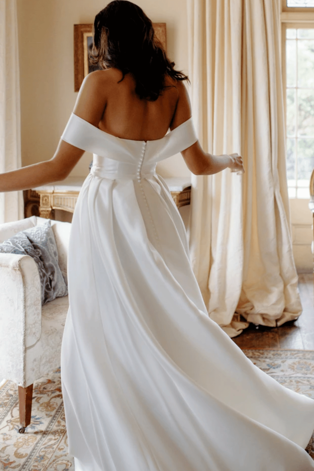 Abito da Sposa Semplice Raso | Paradiso Bohemien