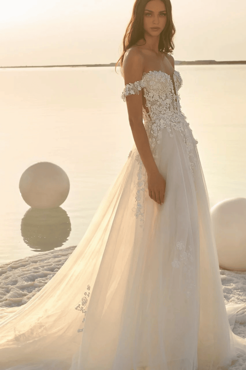 Abito da Sposa in Tulle di Seta | Paradiso Bohemien