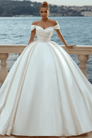 Abito da Sposa Principessa in Raso | Paradiso Bohemien