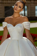 Vestito da Sposa Principessa Elegante in raso | Paradiso Bohemien