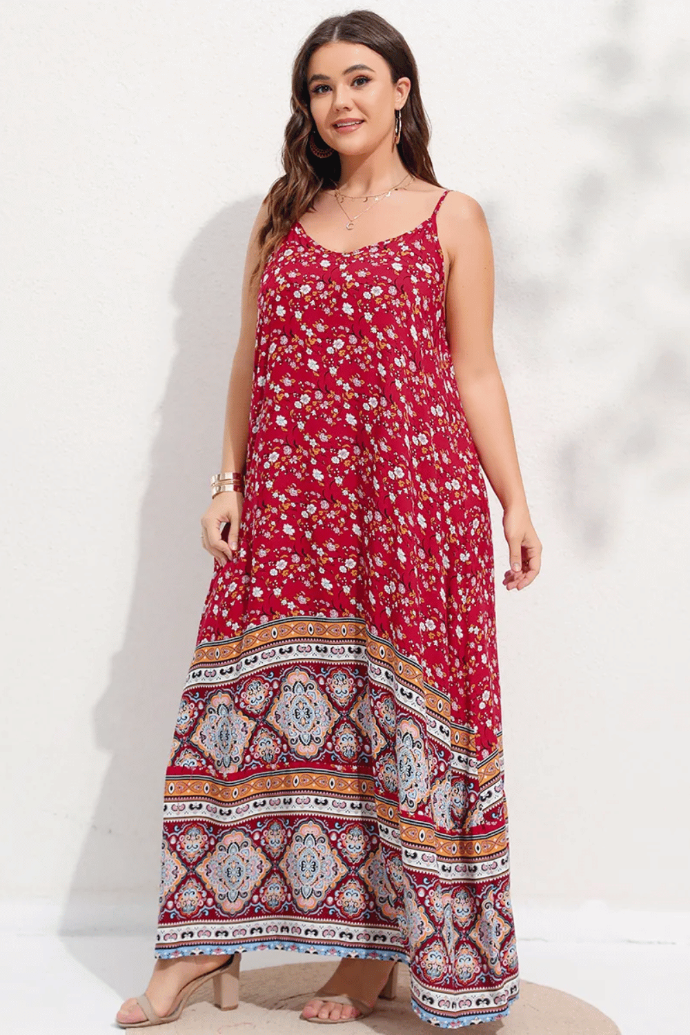 Abito Floreale Taglie Forti Boho | Paradiso Bohemien