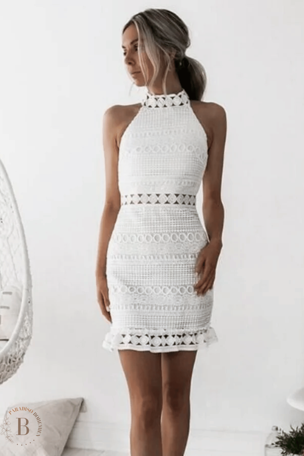 Abito in Pizzo Bianco | Paradiso Bohemien