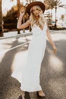 Abito Lungo Bianco Elegante | Paradiso Bohemien