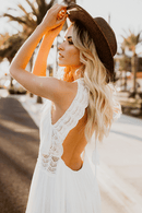 Abito Lungo Bianco Elegante | Paradiso Bohemien